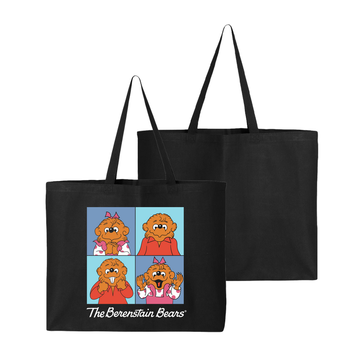 Berenstain Bears Bunch Book Bag - Black
