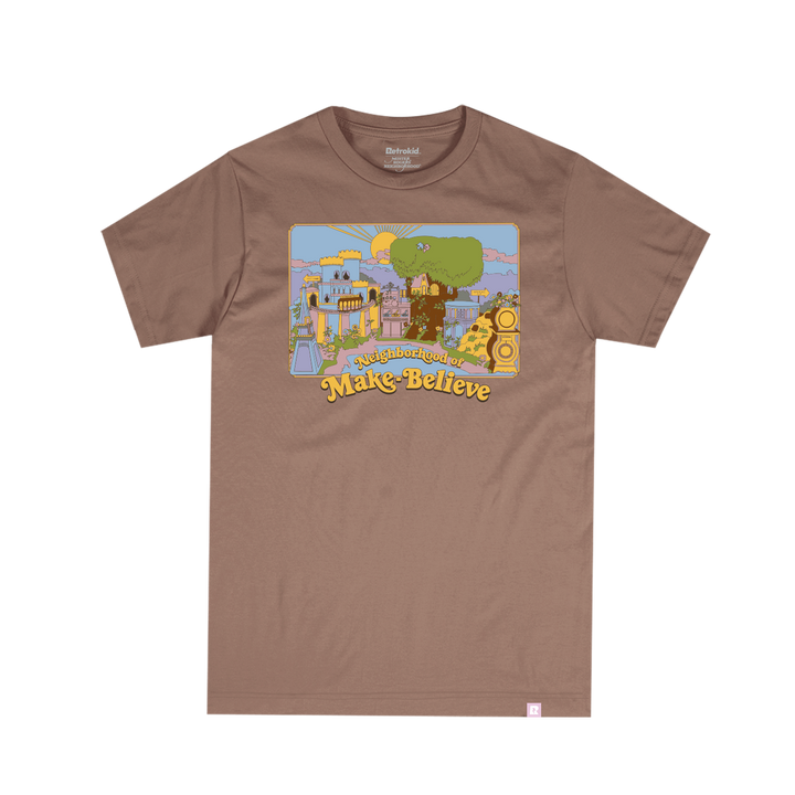 Mister Rogers' Neighborhood Make-Believe T-Shirt - Coffee