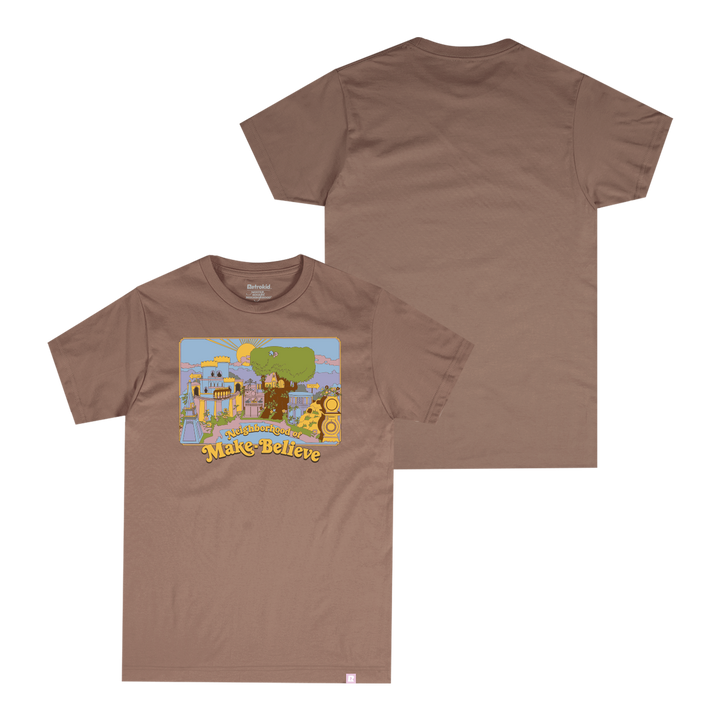 Mister Rogers' Neighborhood Make-Believe T-Shirt - Coffee