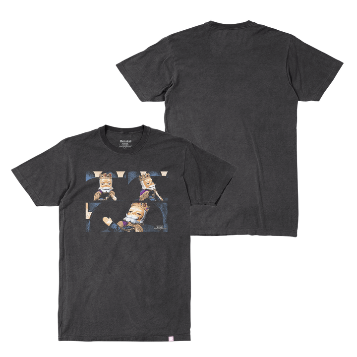 Mister Rogers' Neighborhood King Friday Vintage T-Shirt - Black