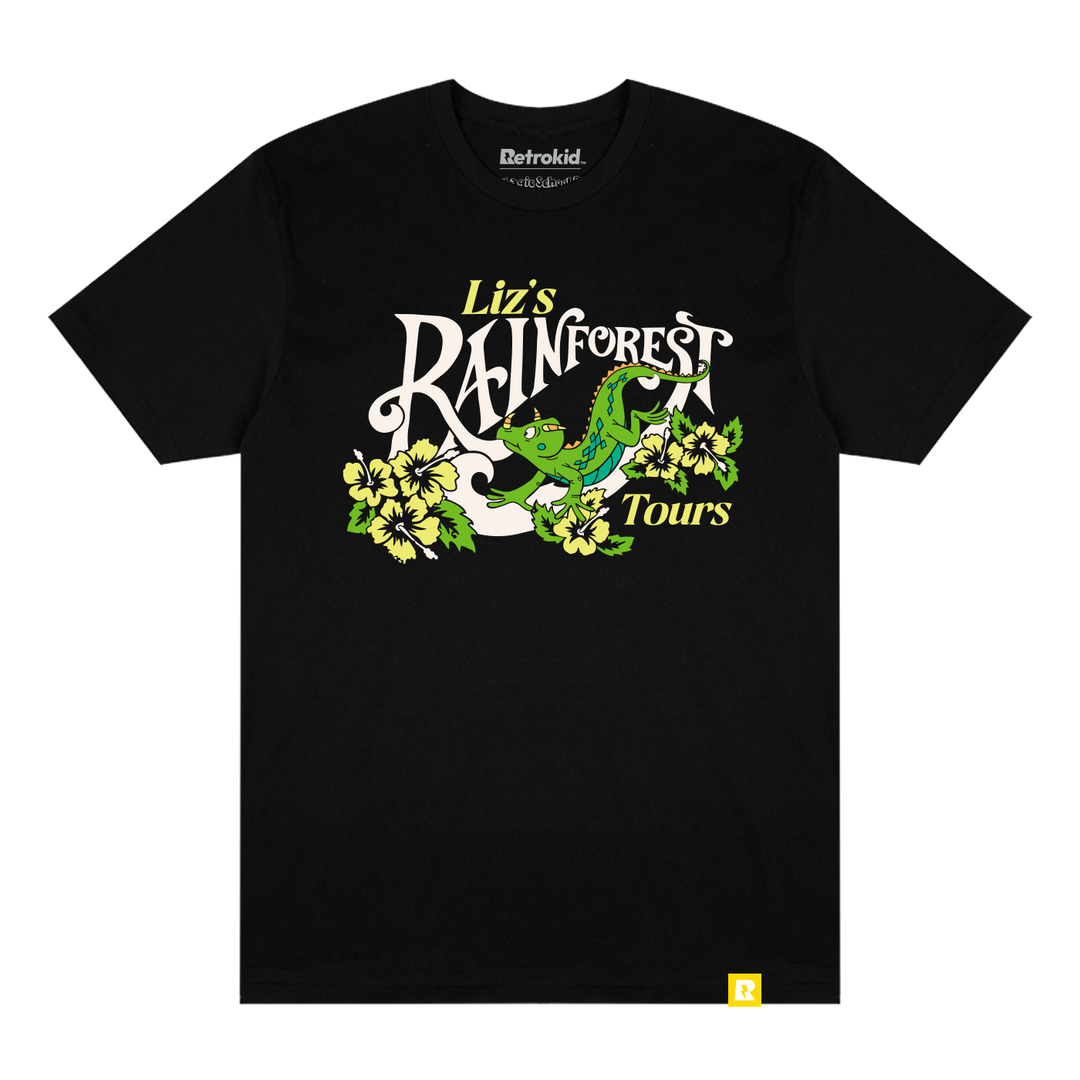 Magic School Bus Liz Tour T-Shirt - Black