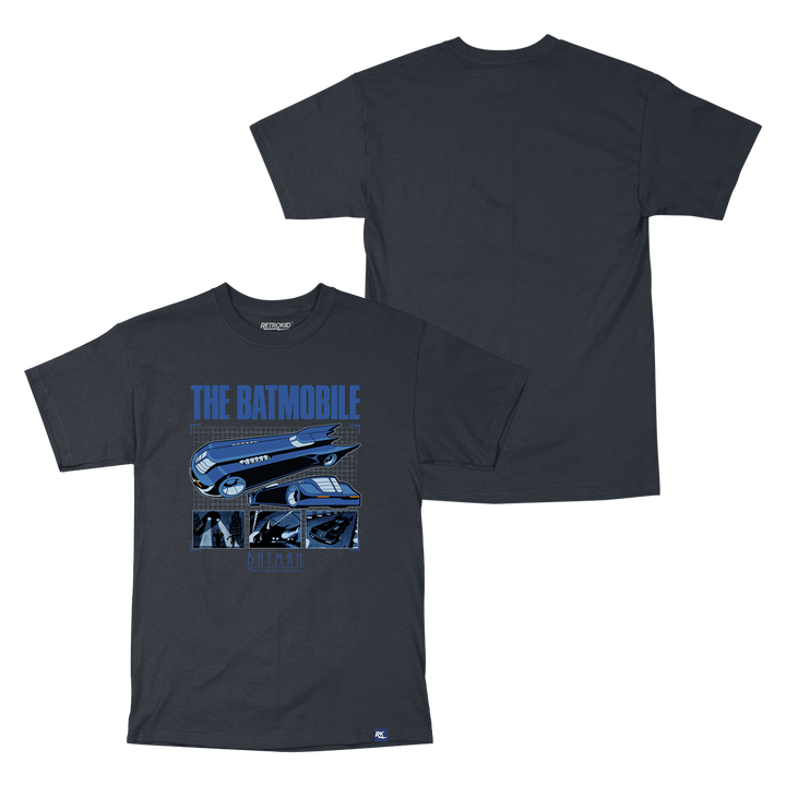 Batman The Animated Series Batmobile T-Shirt - Black