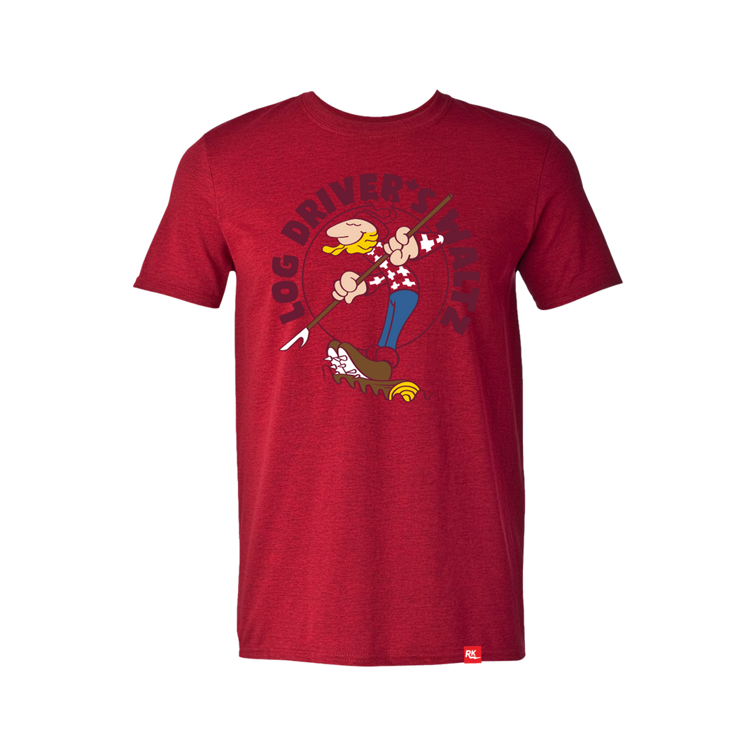 Retrokid_RK_LogDriversWaltz-Driver's-LDW-Red-Canadian_NFB_Man_ T-Shirt Tee