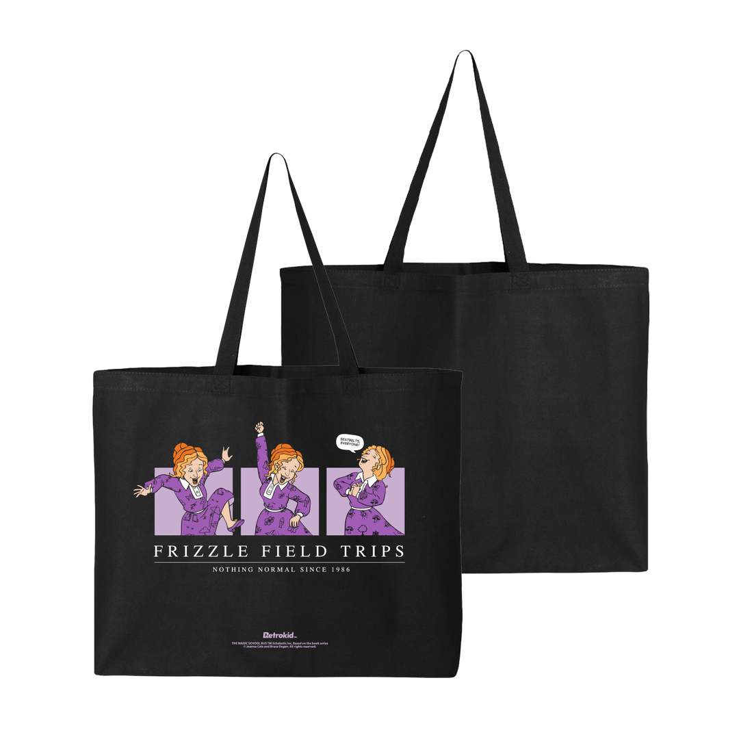 Magic School Bus Field Trip Tote Bag  - Black