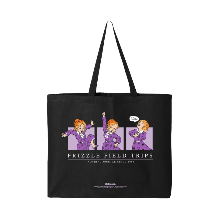 Magic School Bus Field Trip Tote Bag  - Black