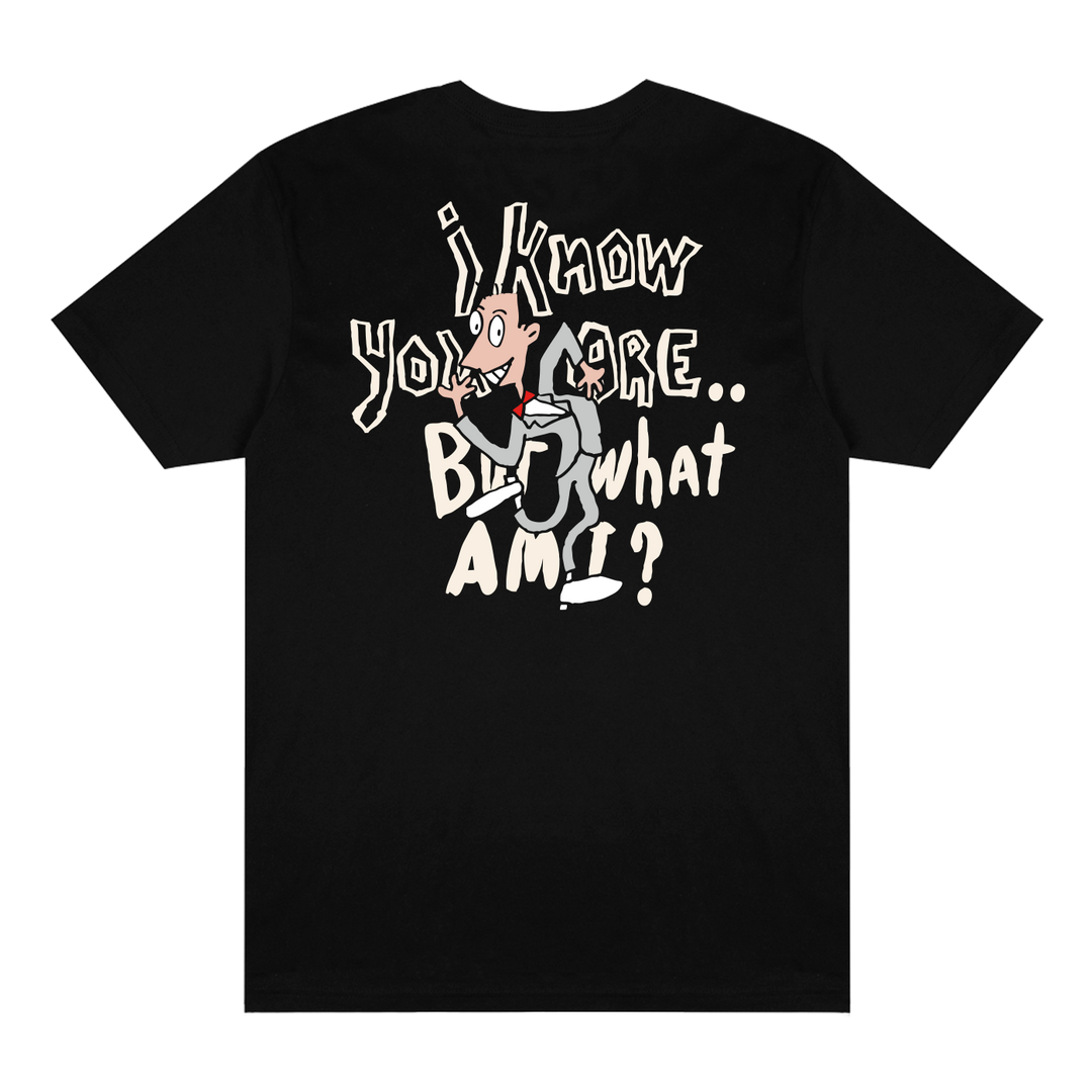 Pee-wee's Playhouse What Am I T-Shirt - Black