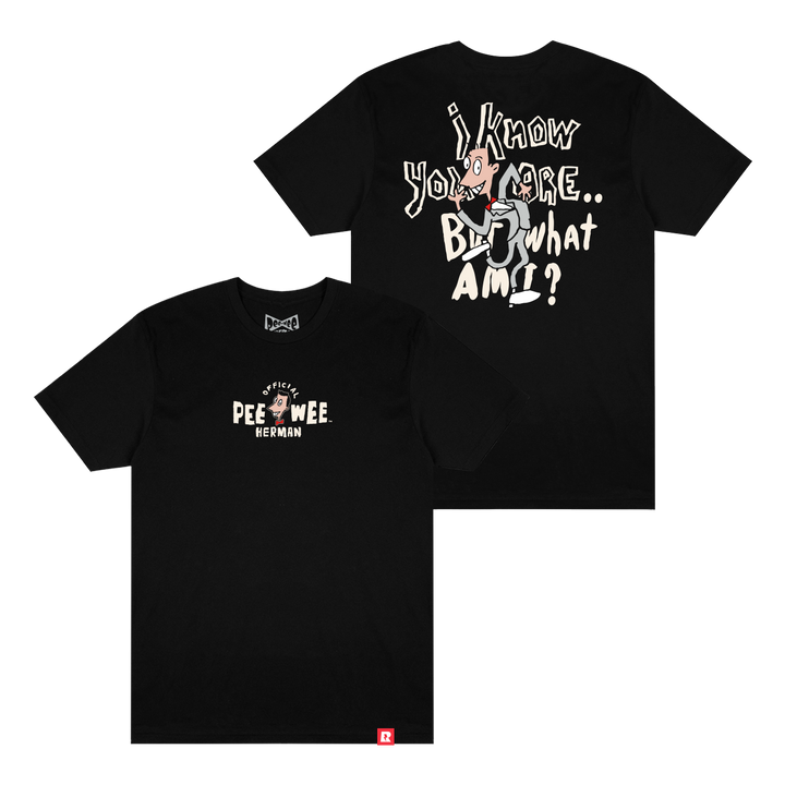 Pee-wee's Playhouse What Am I T-Shirt - Black