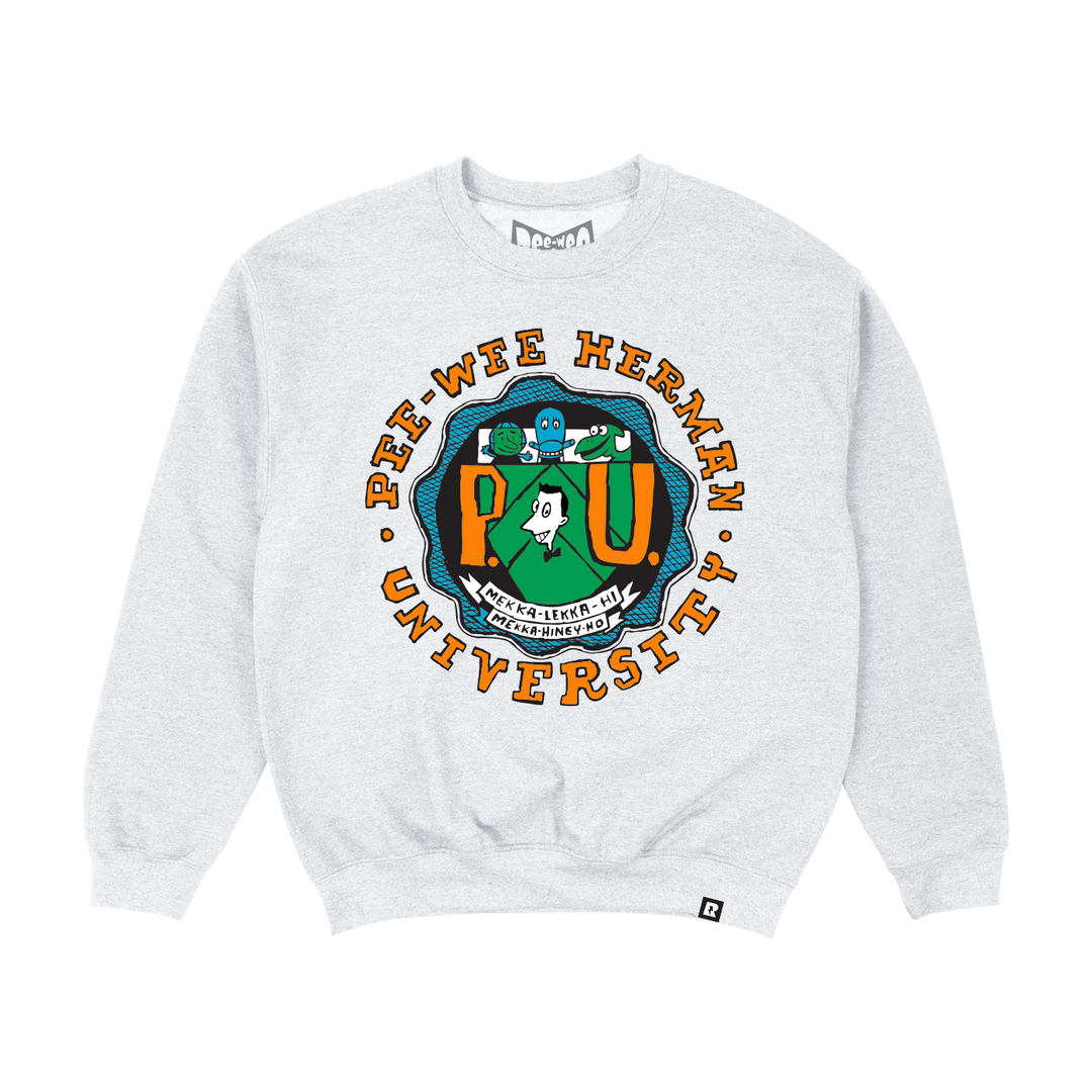 Pee-wee's Playhouse University Crewneck - Heather Grey