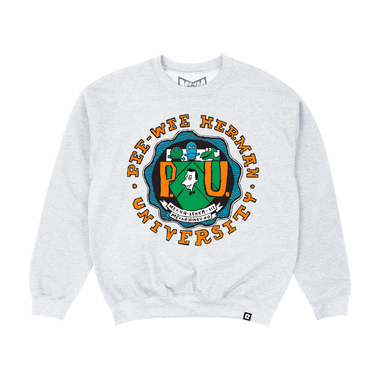 Pee-wee's Playhouse University Crewneck - Heather Grey