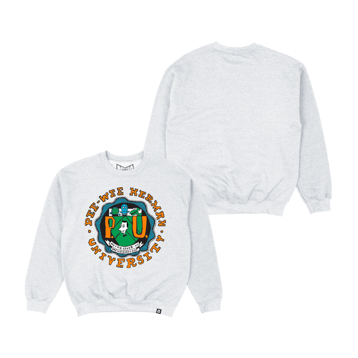 Pee-wee's Playhouse University Crewneck - Heather Grey