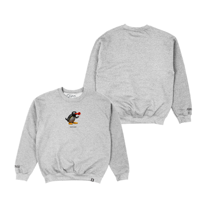 Pingu Noot Noot Crewneck - Grey