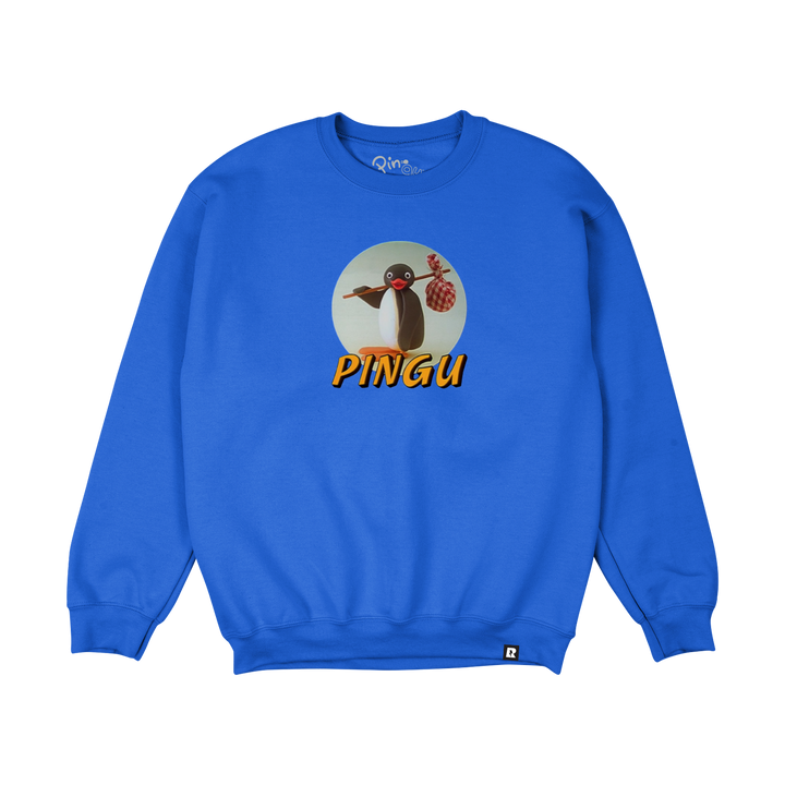 Pingu Logo Crewneck - Royal