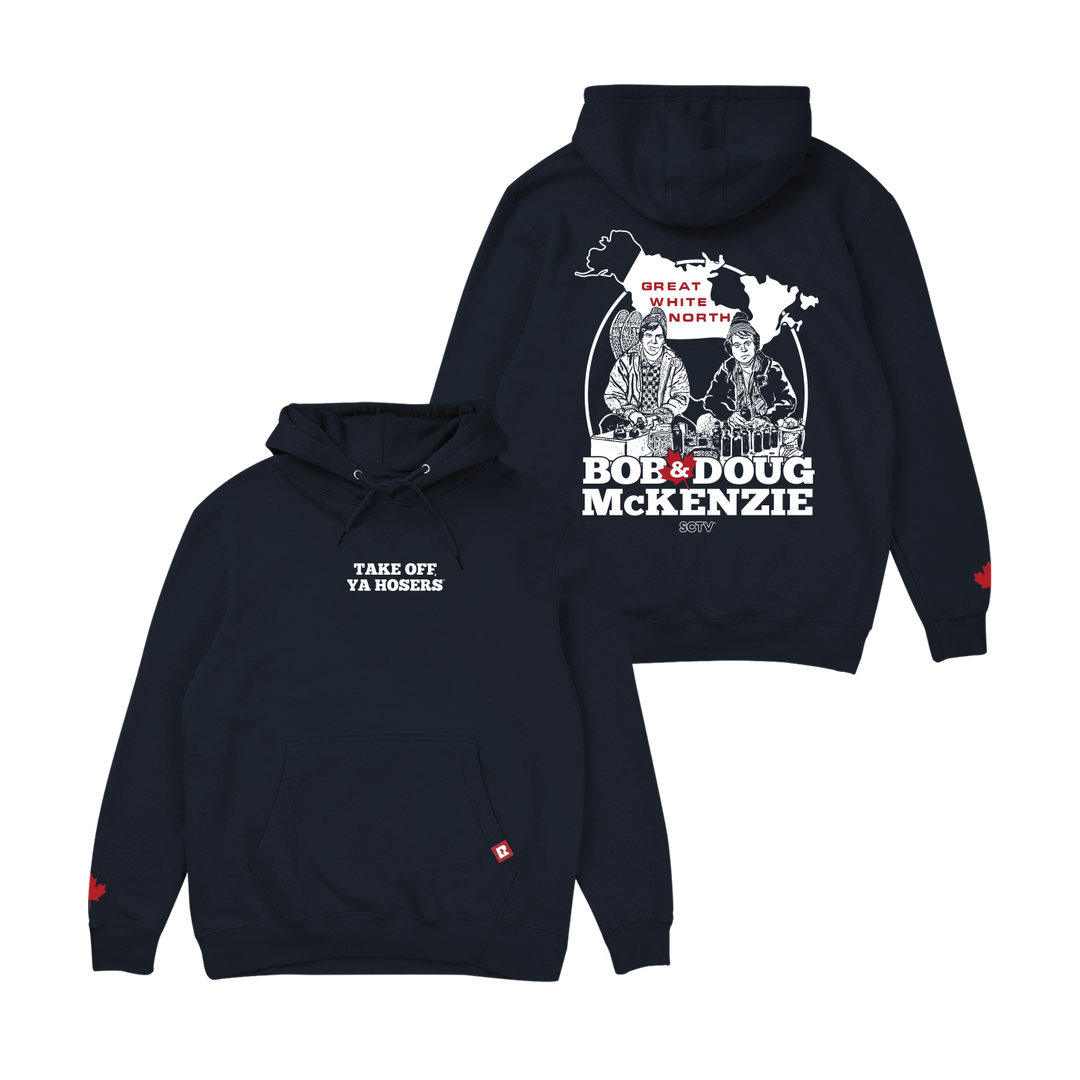 SCTV Bob & Doug Hoser Hoodie - Navy