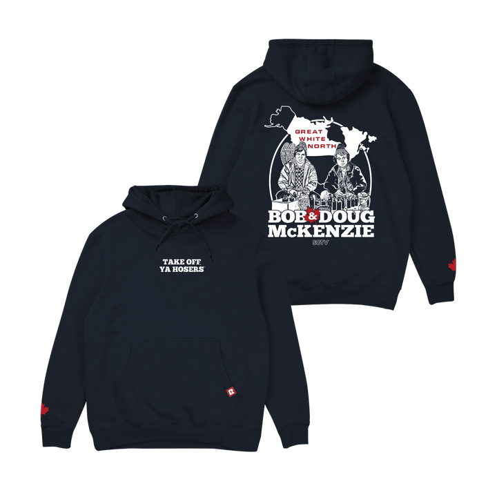 SCTV Bob & Doug Hoser Hoodie - Navy