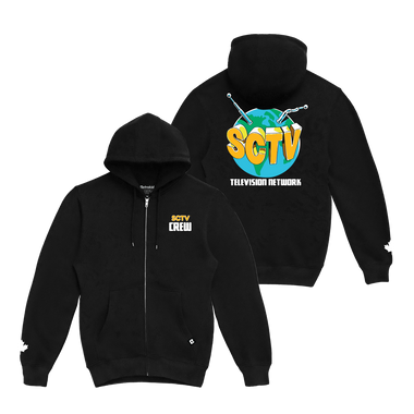 SCTV Crew Full-Zip Hoodie - Black