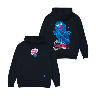 afraid of monsters hoodie Monster at the End of This Book Hoodie - Navy
