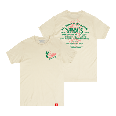 Wok With Yan Stephen Yan Wok On By Fruit Carving Swan Ivory T-Shirt