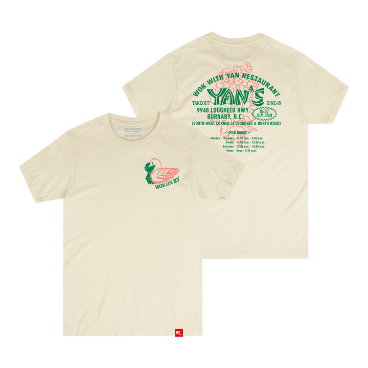 Wok With Yan Stephen Yan Wok On By Fruit Carving Swan Ivory T-Shirt