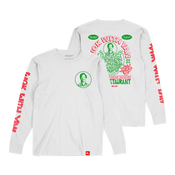 Wok With Yan Stephen Yan Restaurant Long Sleeve T-Shirt White boringfriends Yan's Restaurant