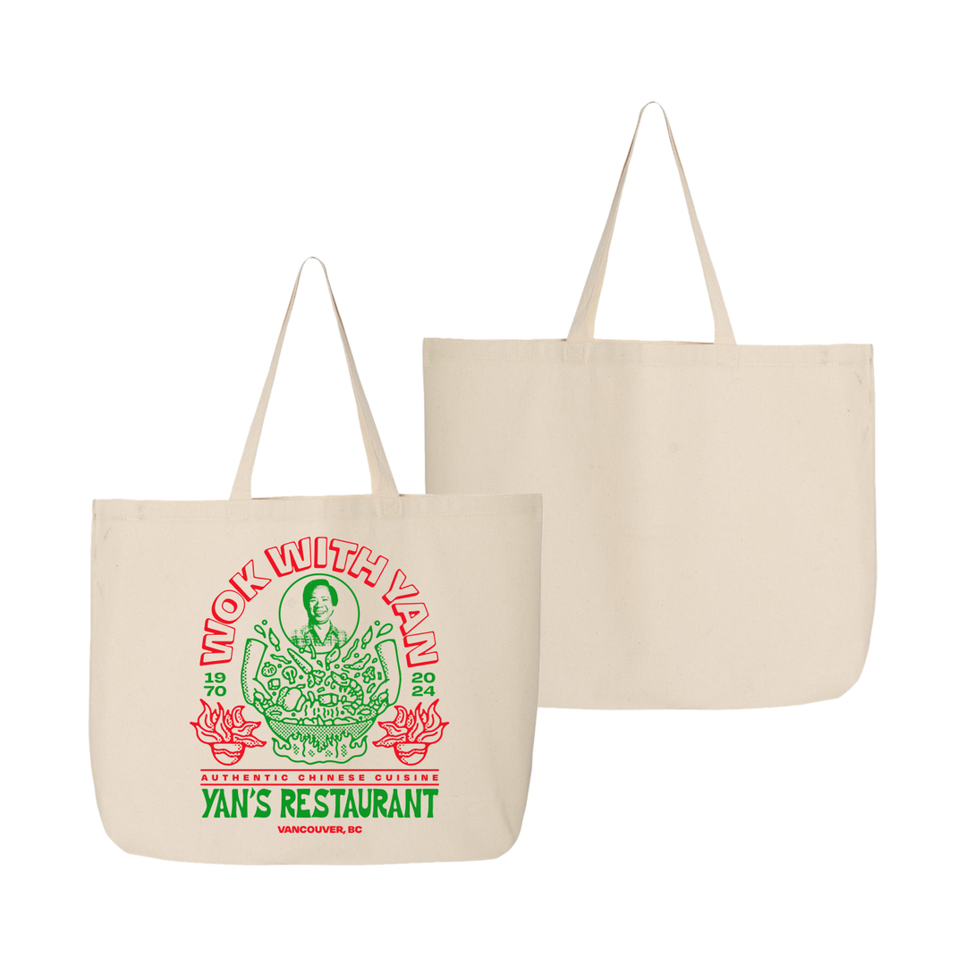 Wok With Yan Stephen Yan Restaurant boringfriends Yan's Restaurant Takeout Tote Bag