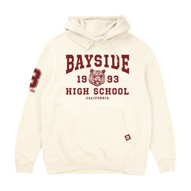 Saved by the Bell Bayside Alumni Hoodie - Bone