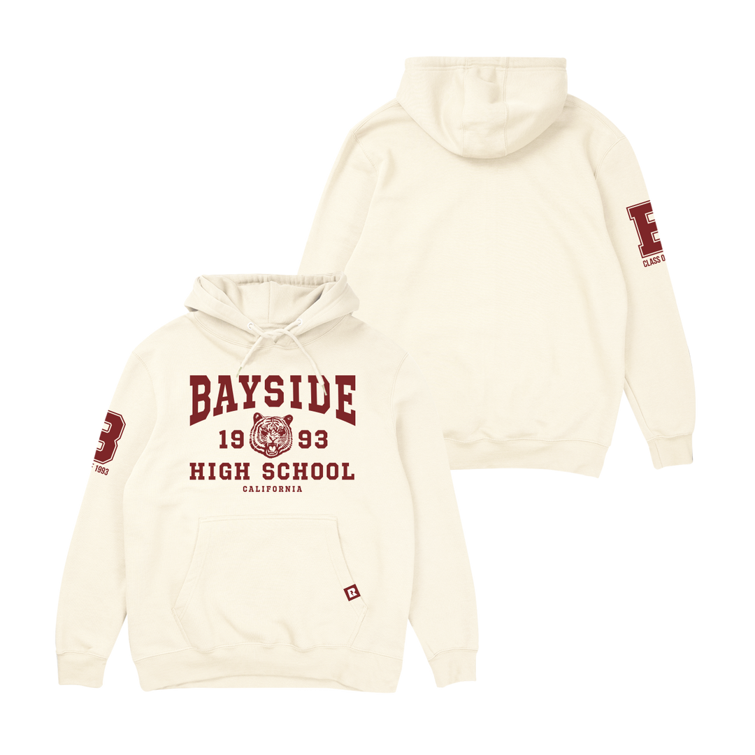 Saved by the Bell Bayside Alumni Hoodie - Bone