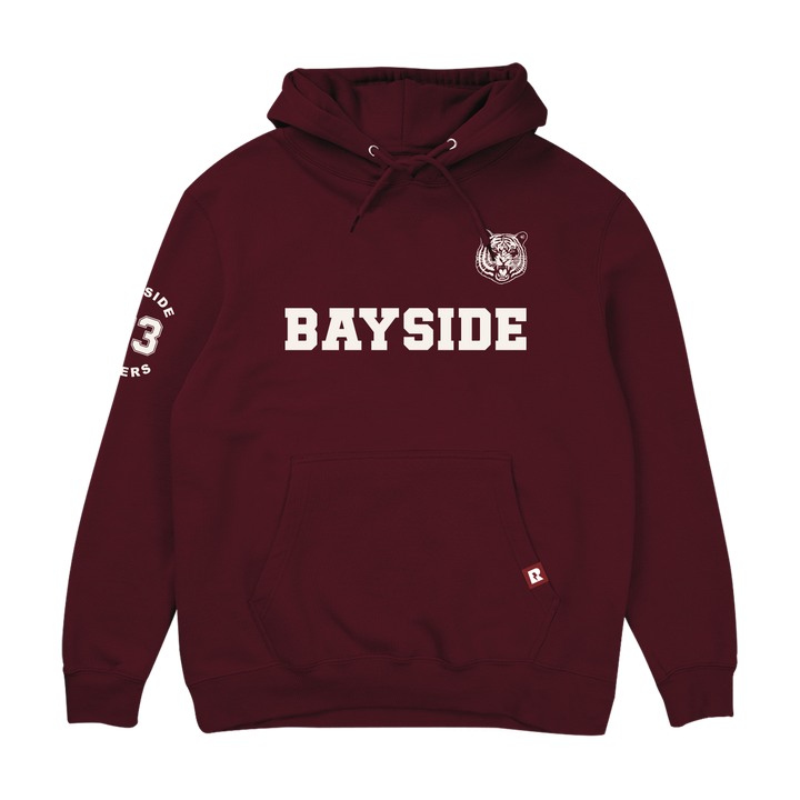 Saved by the Bell Bayside Varsity Hoodie - Maroon