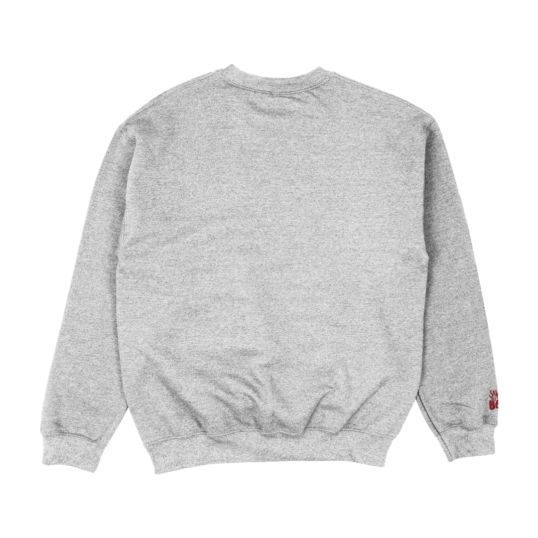 Saved by the Bell Bayside Crewneck - Heather Grey