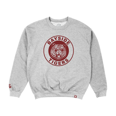 Saved by the Bell Bayside Crewneck - Heather Grey