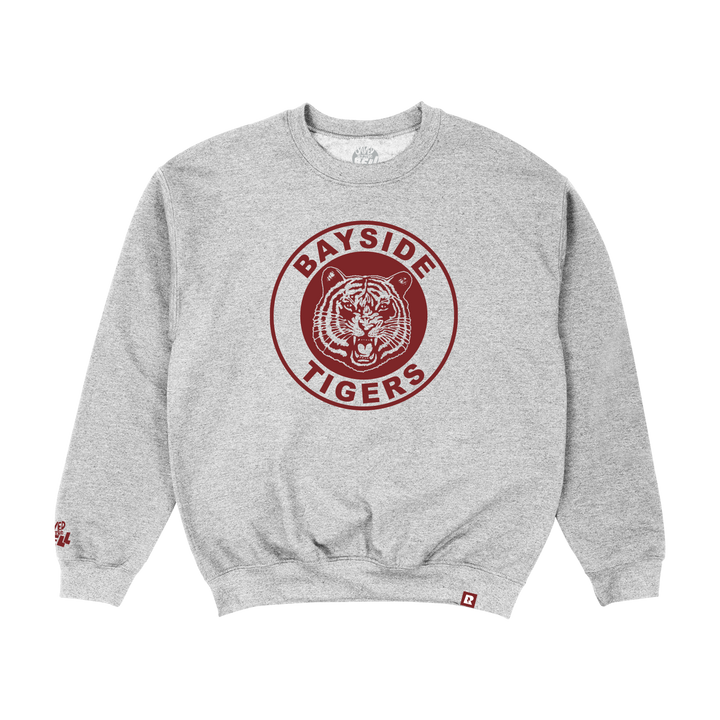 Saved by the Bell Bayside Crewneck - Heather Grey