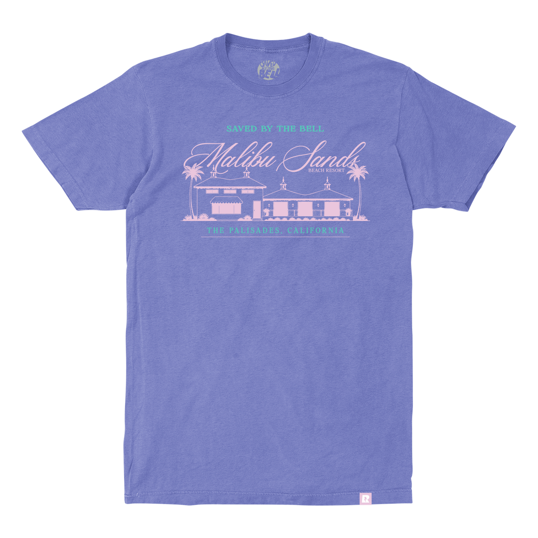 Saved by the Bell Malibu Sands T-Shirt - Periwinkle
