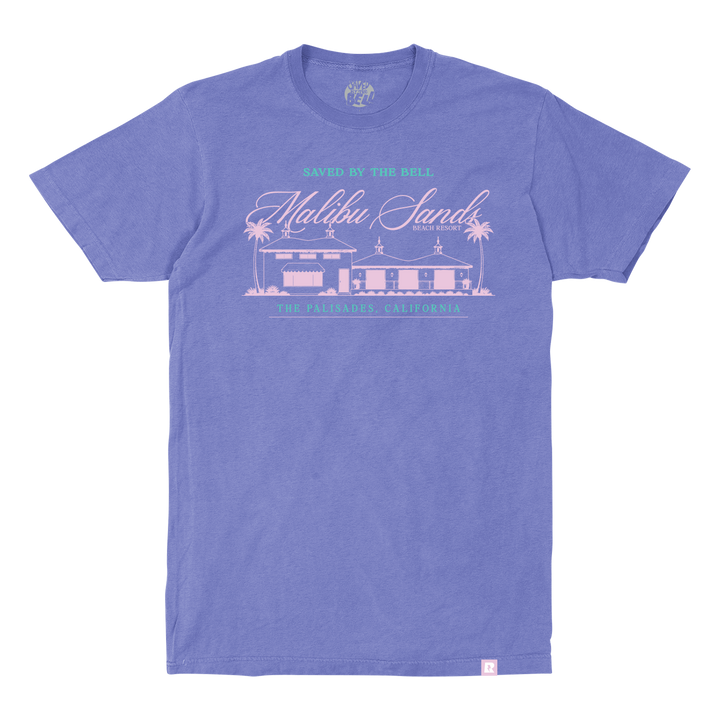 Saved by the Bell Malibu Sands T-Shirt - Periwinkle
