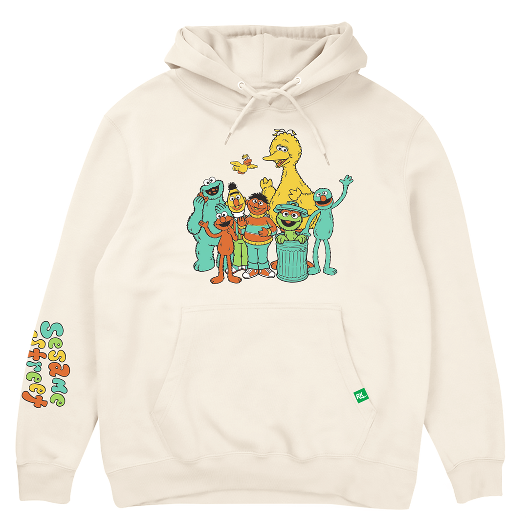 Sesame Street Neighborhood Hoodie Ivory Retrokid