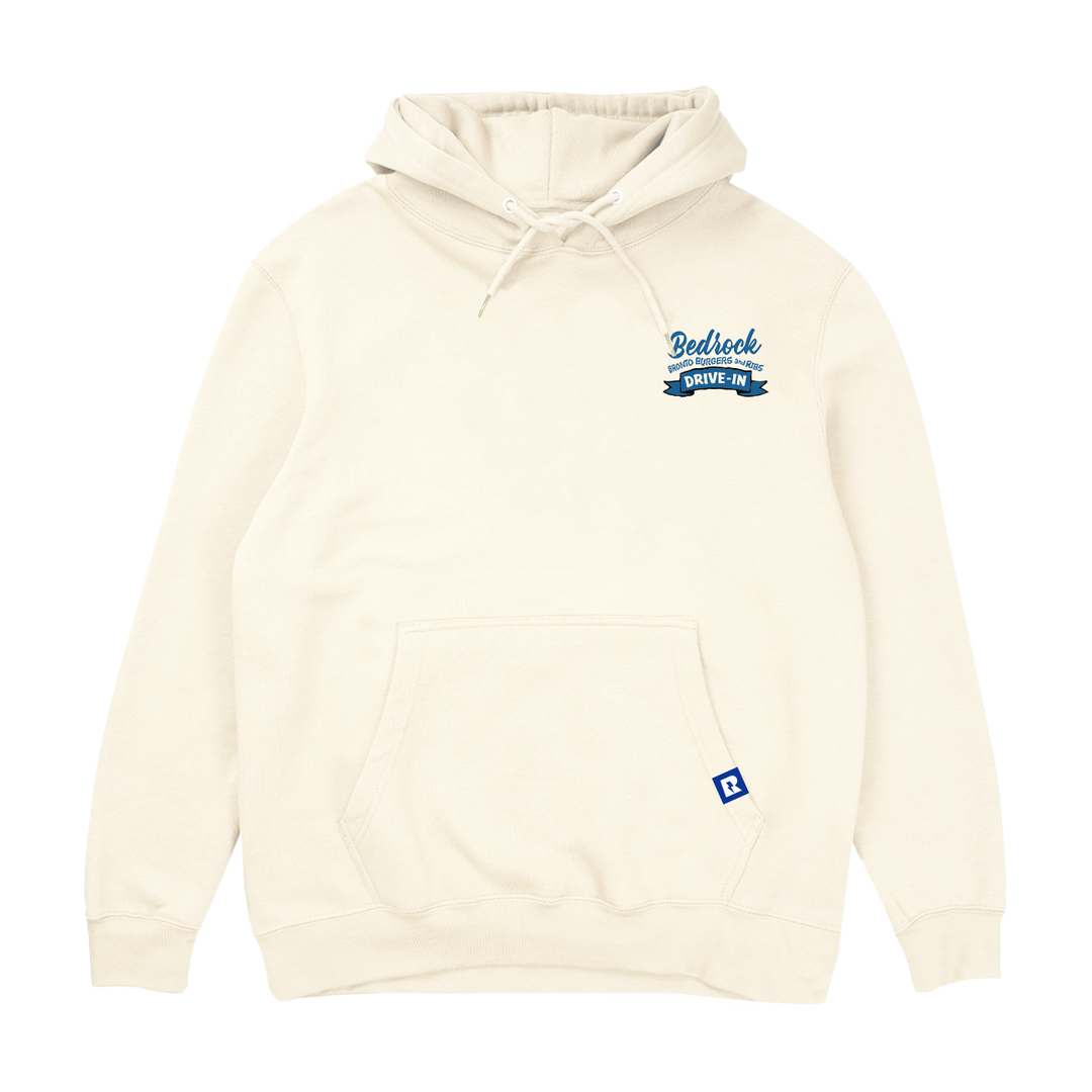 Flintstones Bronto Burgers Hoodie - Bone