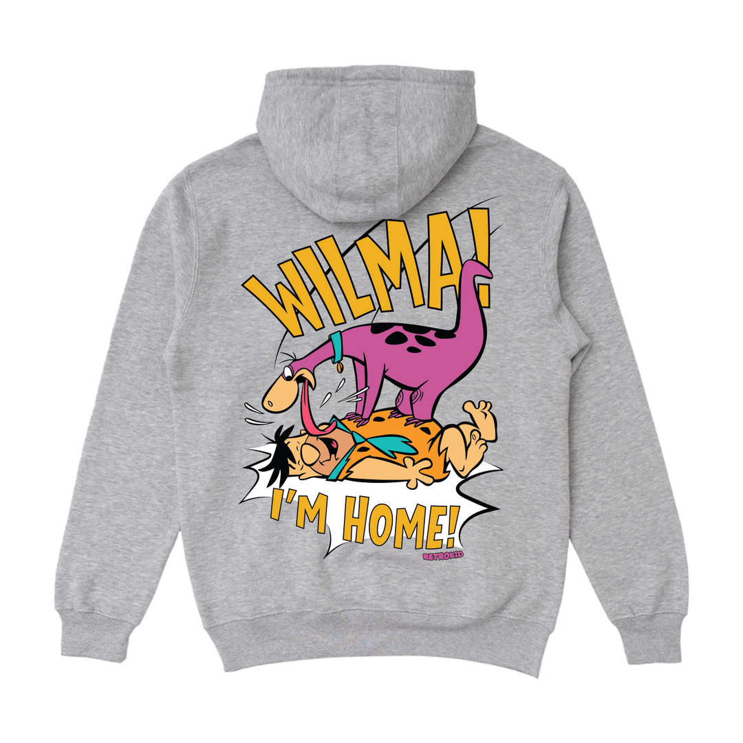 Flintstones Dino Hoodie - Heather Grey