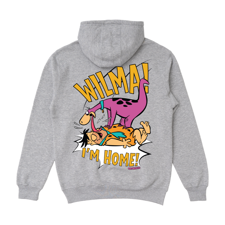Flintstones Dino Hoodie - Heather Grey