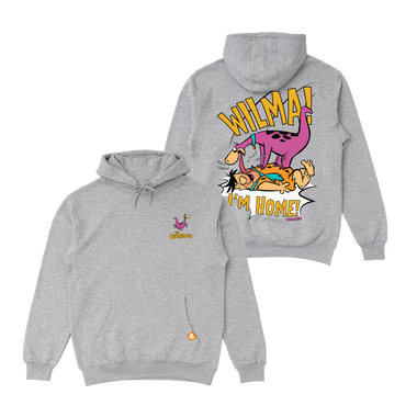Flintstones Dino Hoodie - Heather Grey