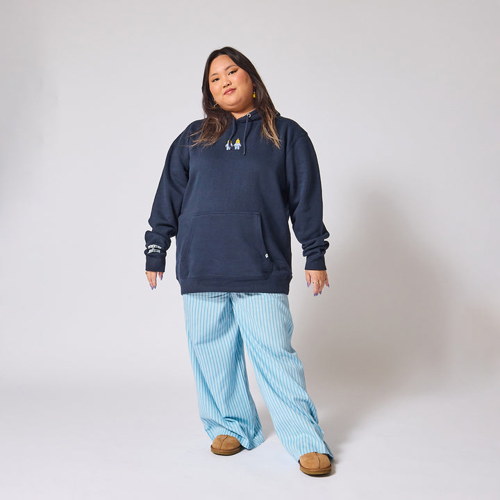 Bananas In Pyjamas Embroidered Hoodie - Navy