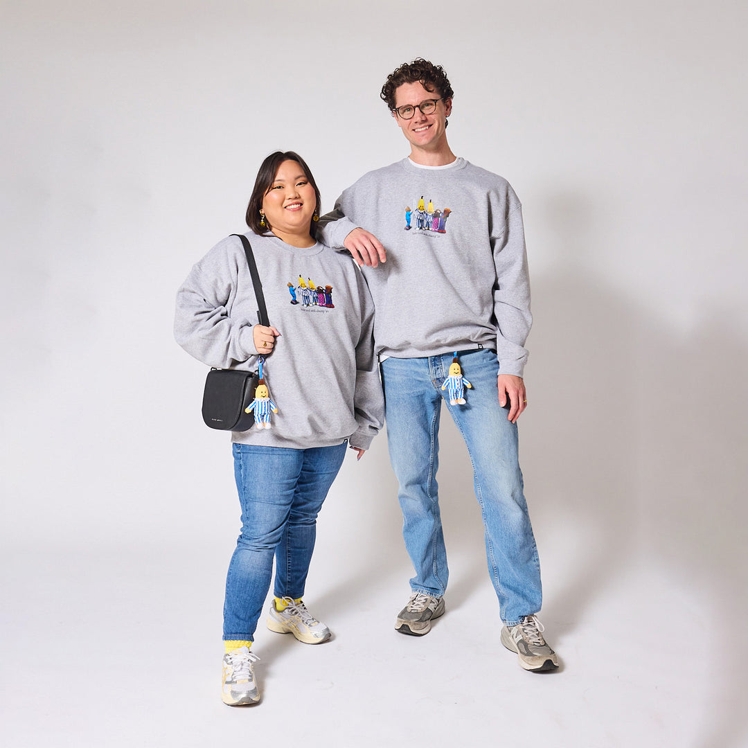 Bananas in Pyjamas Hide and Seek Crewneck - Grey