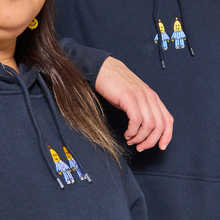 Bananas In Pyjamas Embroidered Hoodie - Navy