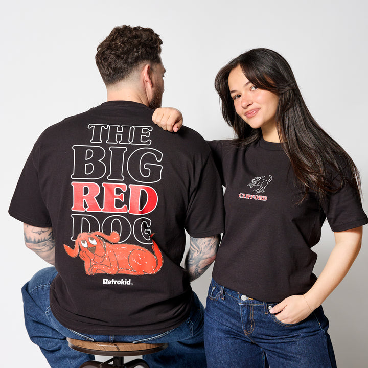 Clifford The Big Red Dog T-Shirt - Black