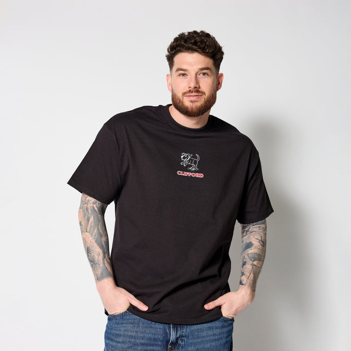 Clifford The Big Red Dog T-Shirt - Black