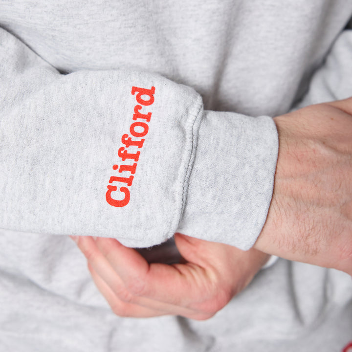 Clifford The Big Red Dog Puppy Crewneck - Ash Grey