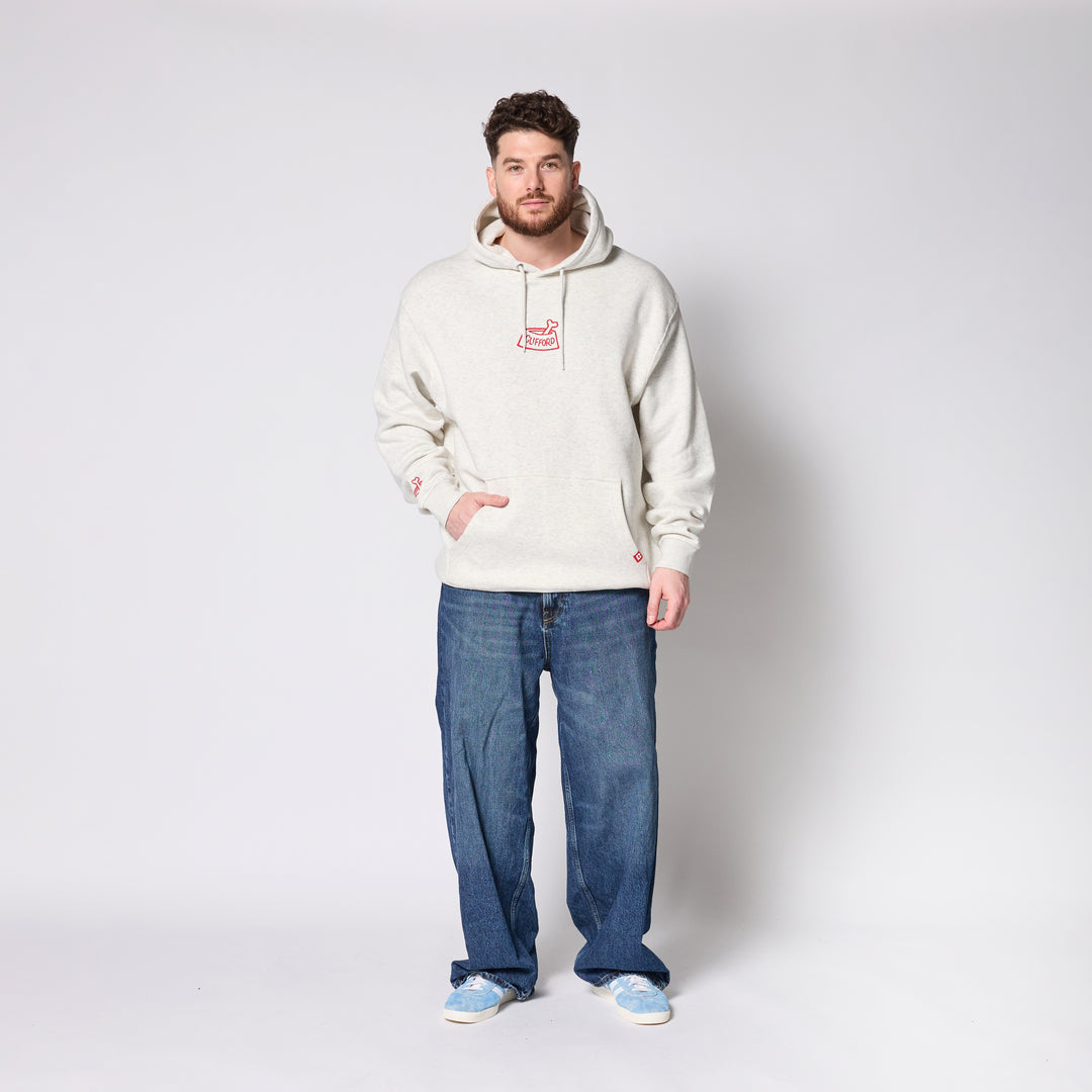 Clifford The Big Red Dog Hoodie - Oatmeal Heather