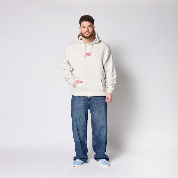 Clifford The Big Red Dog Hoodie - Oatmeal Heather