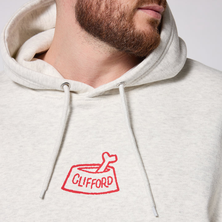 Clifford The Big Red Dog Hoodie - Oatmeal Heather