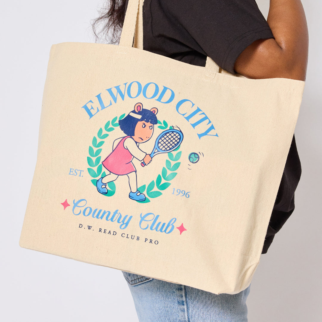 Arthur Elwood City Country Club Tote - Ivory