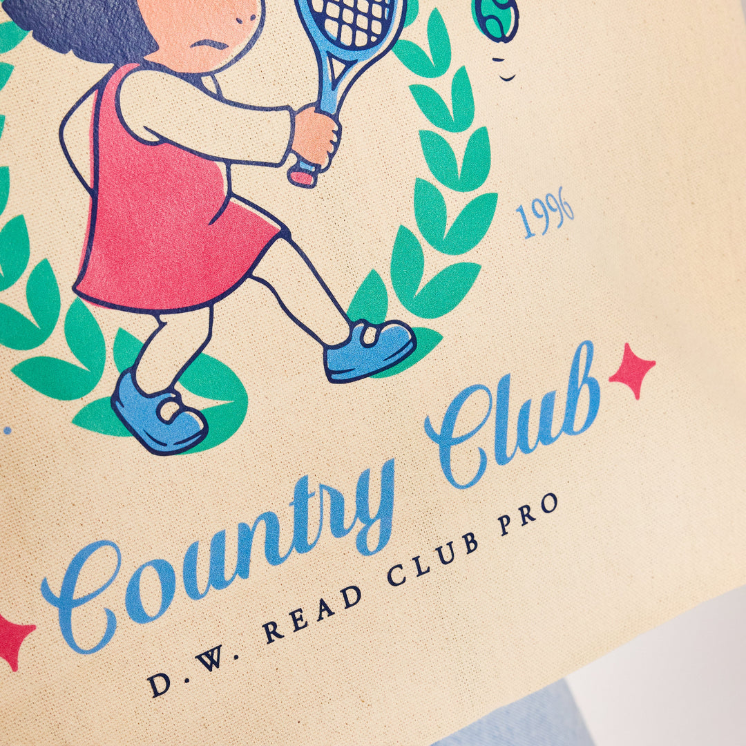 Arthur Elwood City Country Club Tote - Ivory