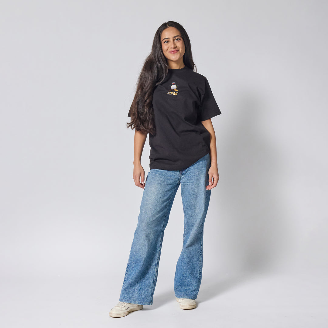 Pingu Noot Noot T-shirt - Black