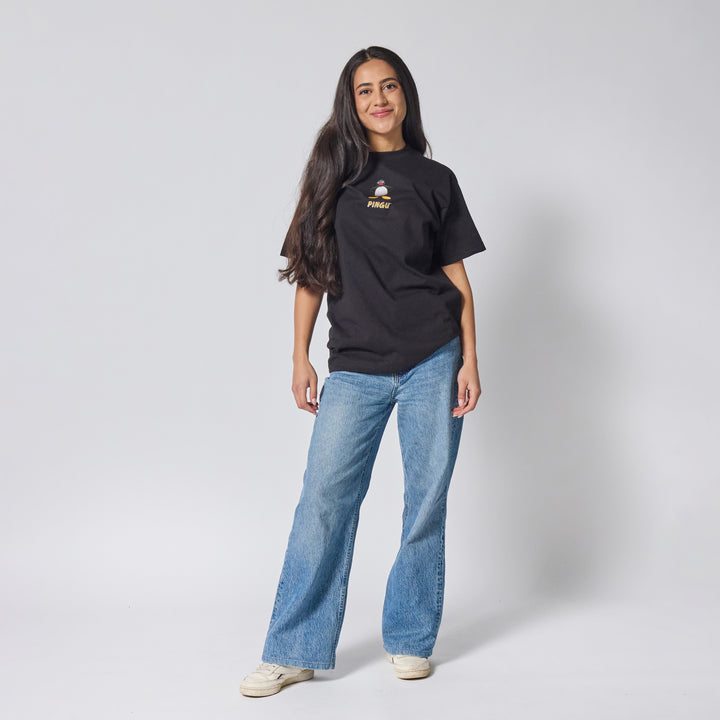Pingu Noot Noot T-shirt - Black
